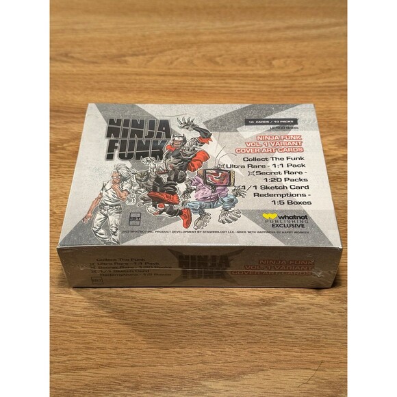 Ninja Funk Vol 1. Cover Art Cards Sealed Box 1st Edition Whatnot - Picture 1 of 7